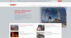 Desktop Screenshot of hero-fire.de